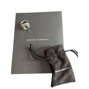 David Yurman Women's 14MM Faceted Prasiolite Albion Sterling Silver Ring